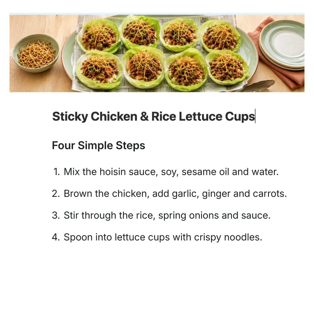 Weekly Meal Planner & Automatic Shopping List